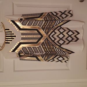 Tribal like pattern dress